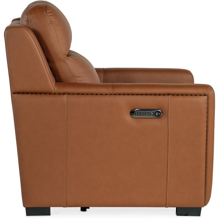 Hooker Furniture Brown McKinley Power Recliner SS103-PHZ1-087