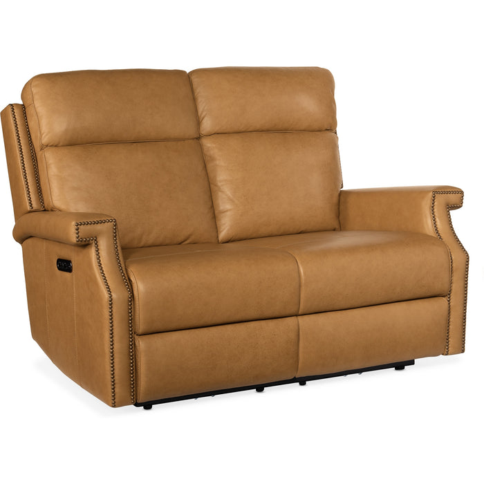 Hooker Furniture Vaughn Zero Gravity Leather Loveseat & Sofa Set
