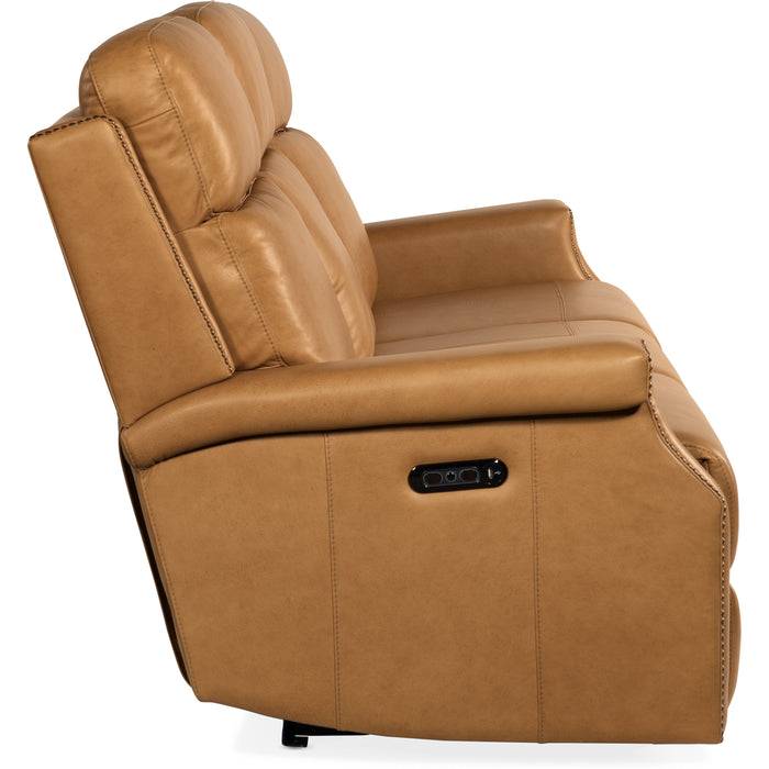 Hooker Furniture Leather Vaughn Zero Gravity Reclining Sofa