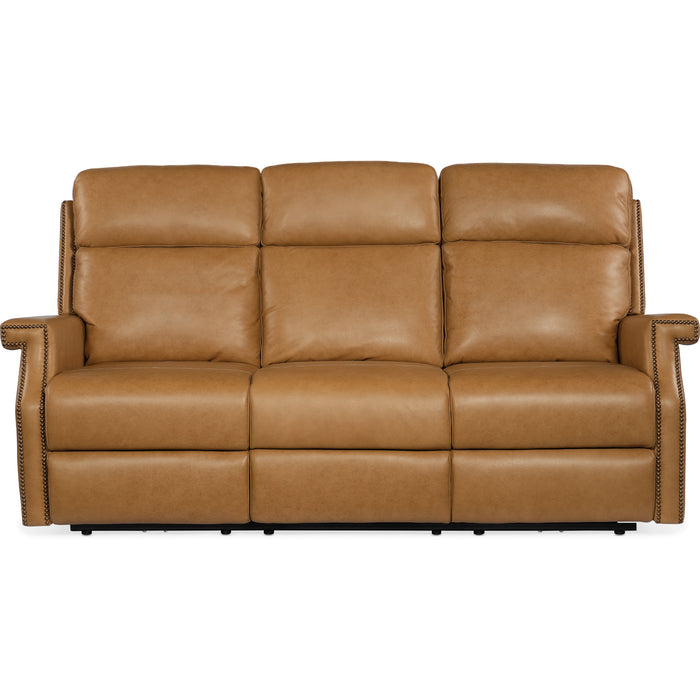 Hooker Furniture Leather Vaughn Zero Gravity Reclining Sofa