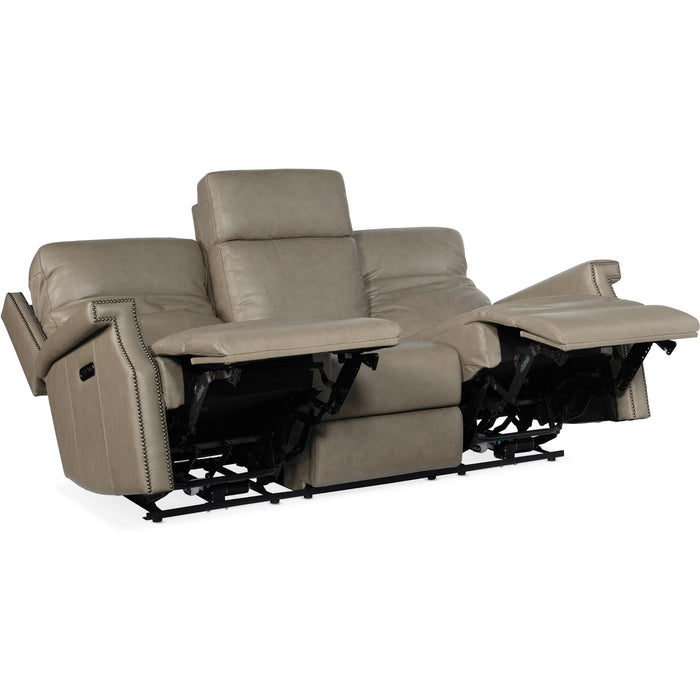 Hooker Furniture Leather Vaughn Zero Gravity Reclining Sofa