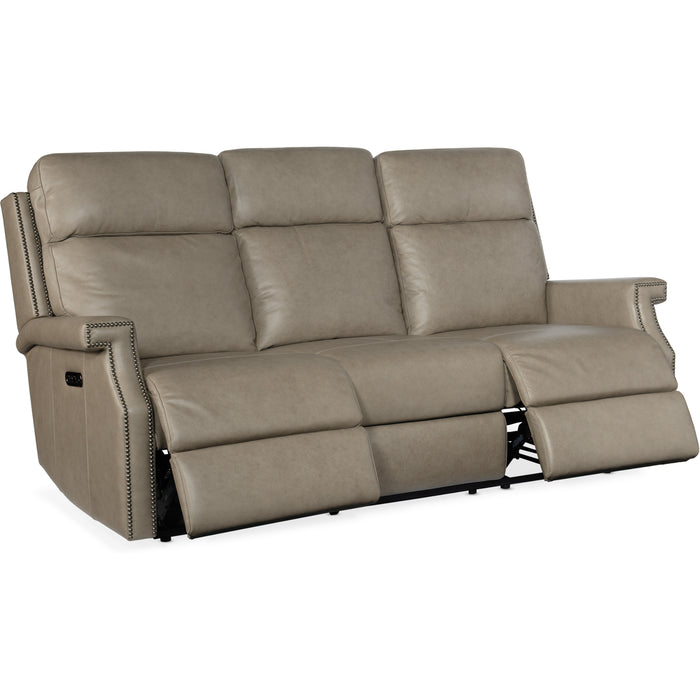 Hooker Furniture Leather Vaughn Zero Gravity Reclining Sofa