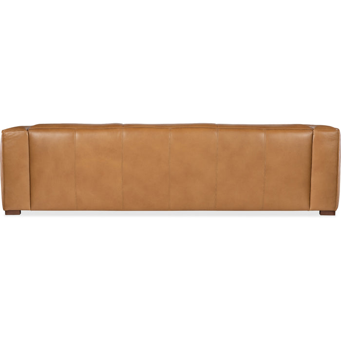 Hooker Furniture Living Room Maria Leather Sofa 3-Seat