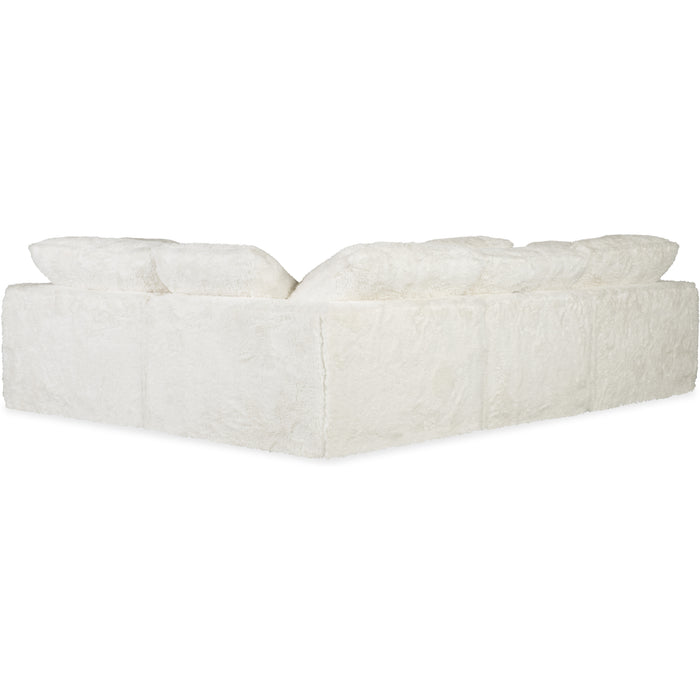 Hooker Furniture Barefoot White 4-Seat Sectional