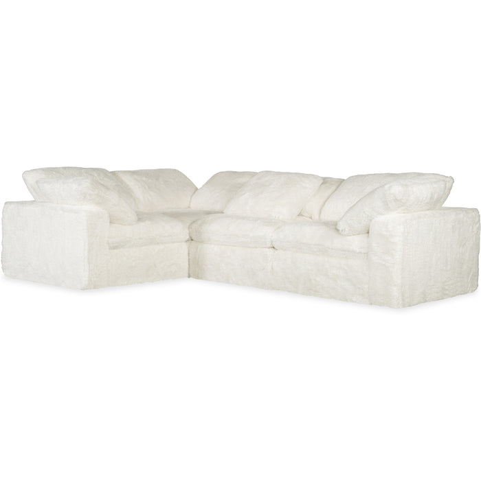 Hooker Furniture Barefoot White 4-Seat Sectional