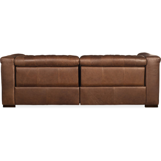 Hooker Furniture Leather Savion 1.5 LAF/RAF 2 over 2 Reclining Sofa