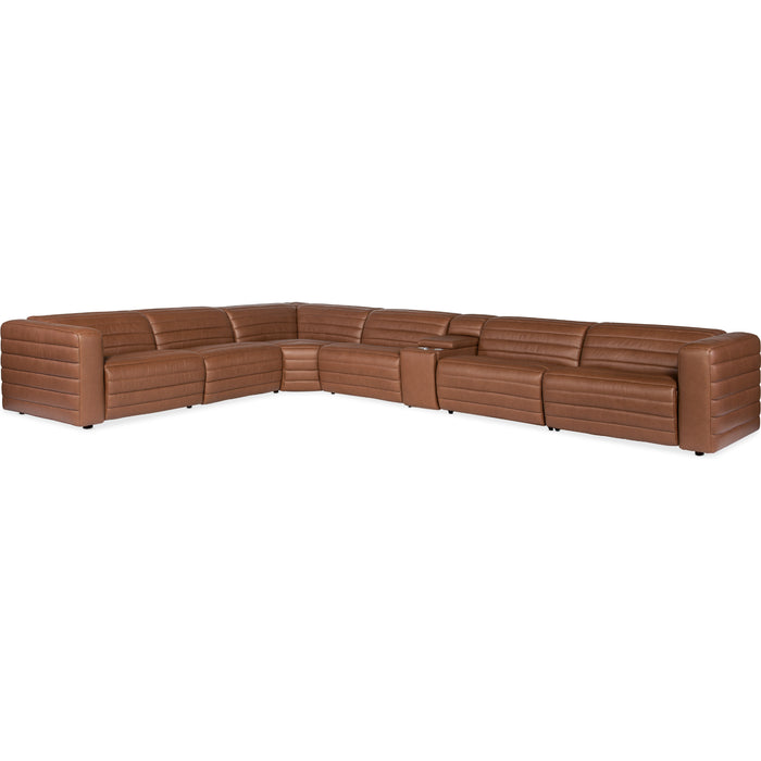 Hooker Furniture Chatelain Console Component Brown Sectional Couch