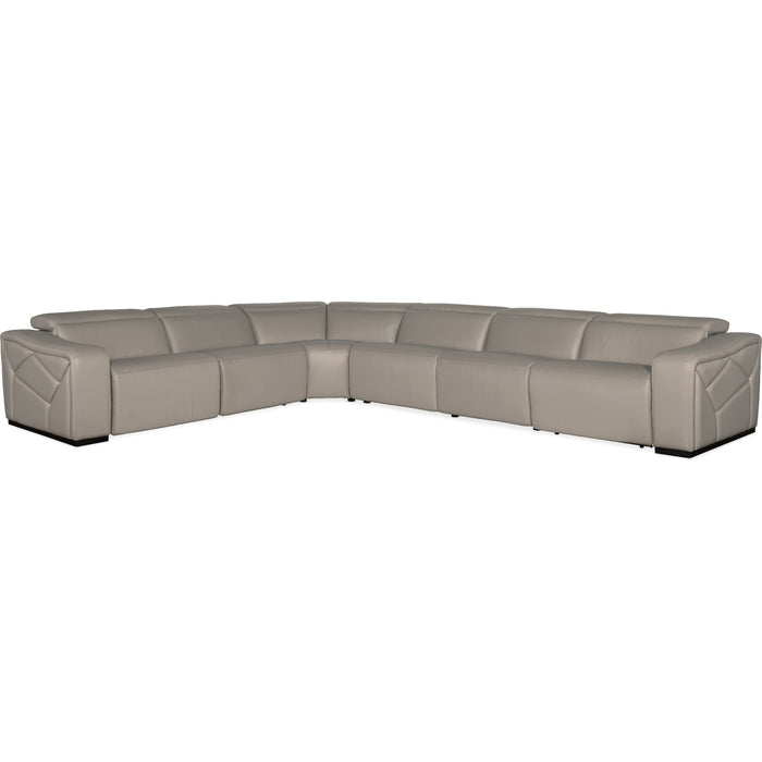 Hooker Furniture Opal Grey 6 Piece Sectional couch
