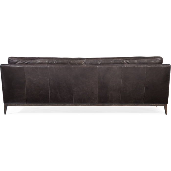 Hooker Furniture Kandor Leather Stationary Reclining Sofa