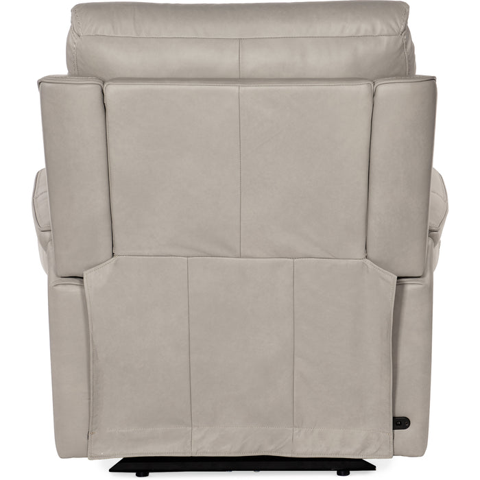 Hooker Furniture Grey Leather Vaughn Zero Gravity Recliner SS608-PHZL1-091