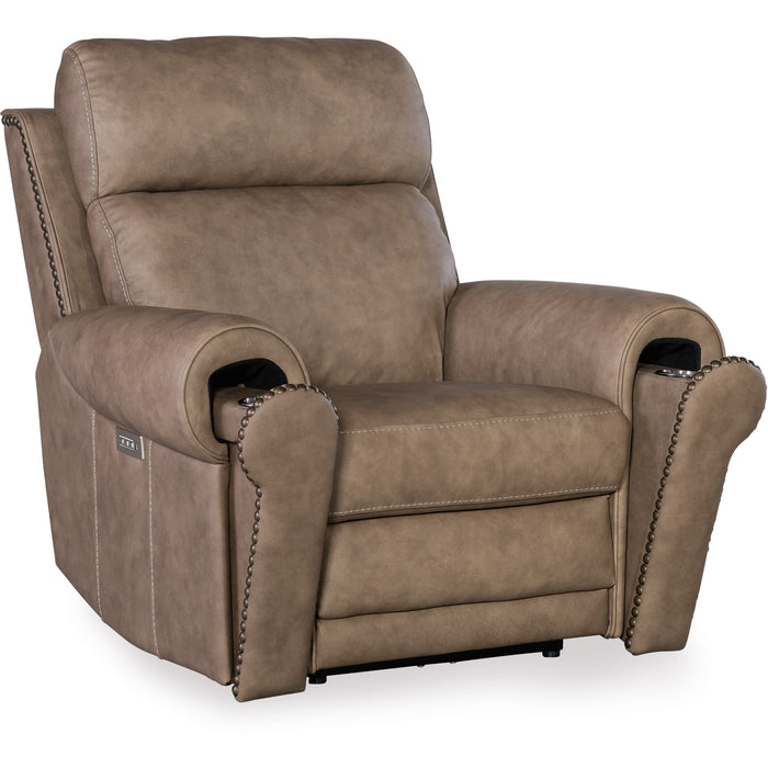 Hooker Furniture Duncan Power Recliner w/Power Headrest & Lumbar