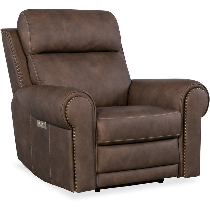 Hooker Furniture Duncan Power Recliner w/Power Headrest & Lumbar