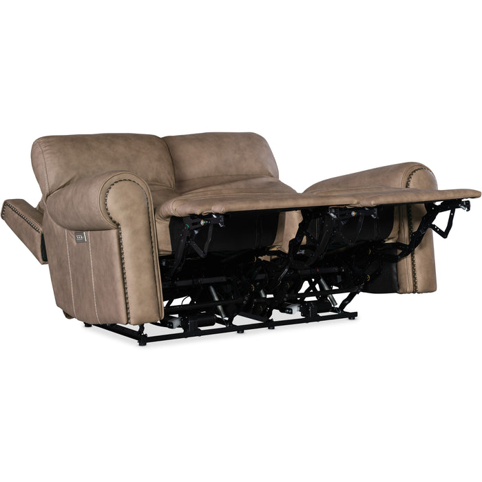 Hooker Furniture Duncan Power Loveseat w/Power Headrest & Lumbar