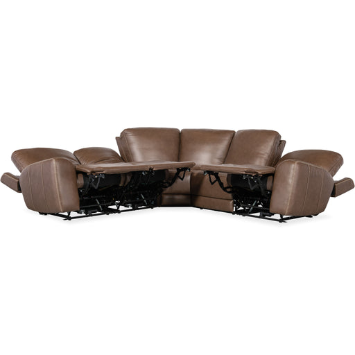 Hooker Furniture Torres Brown 5 Piece Sectional Couch