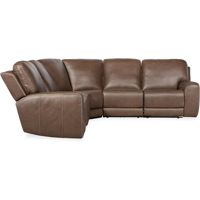 Hooker Furniture Torres Brown 5 Piece Sectional Couch