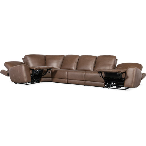 Hooker Furniture Torres Brown 6 Piece Sectional Couch