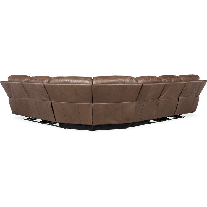 Hooker Furniture Torres Brown 6 Piece Sectional Couch