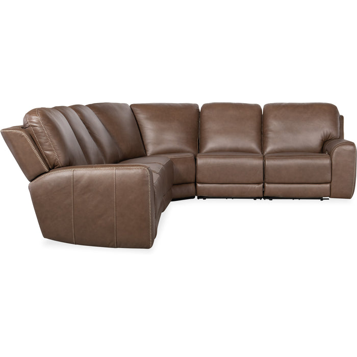 Hooker Furniture Torres Brown 6 Piece Sectional Couch