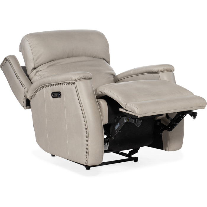 Hooker Furniture Grey Rhea Zero Gravity Power Recliner SS703-PHZ1-091