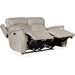 Hooker Furniture Rhea Grey Zero Gravity Power Recline Loveseat