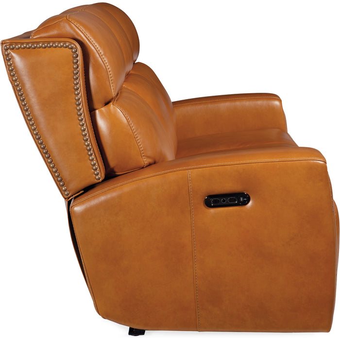 Hooker Furniture Leather Ruthe ZeroG Power Reclining Sofa