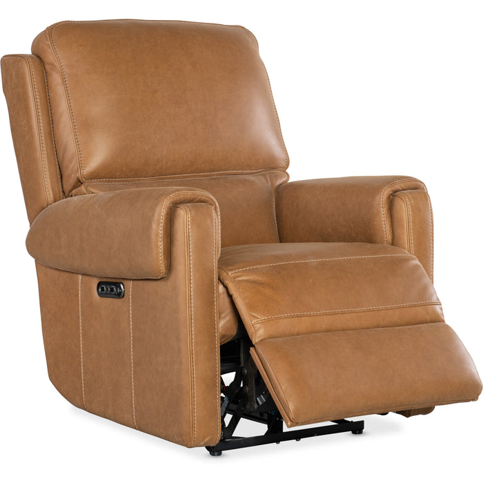 Hooker Furniture Somers Leather Power Recliner w/Power Headrest