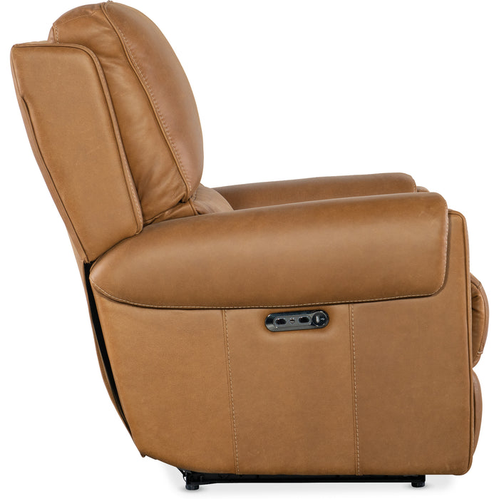 Hooker Furniture Somers Leather Power Recliner w/Power Headrest