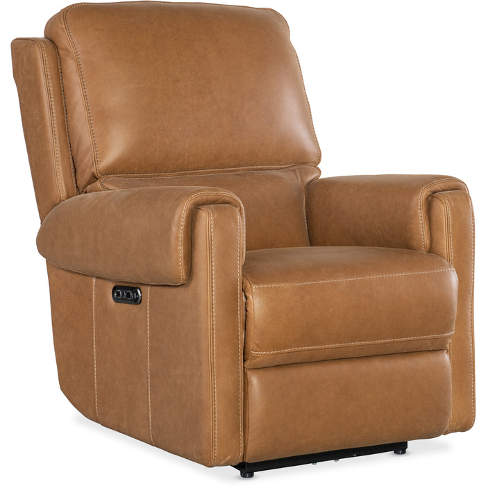 Hooker Furniture Somers Leather Power Recliner w/Power Headrest