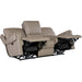 Hooker Furniture Somers Leather Power Sofa w/Power Headrest