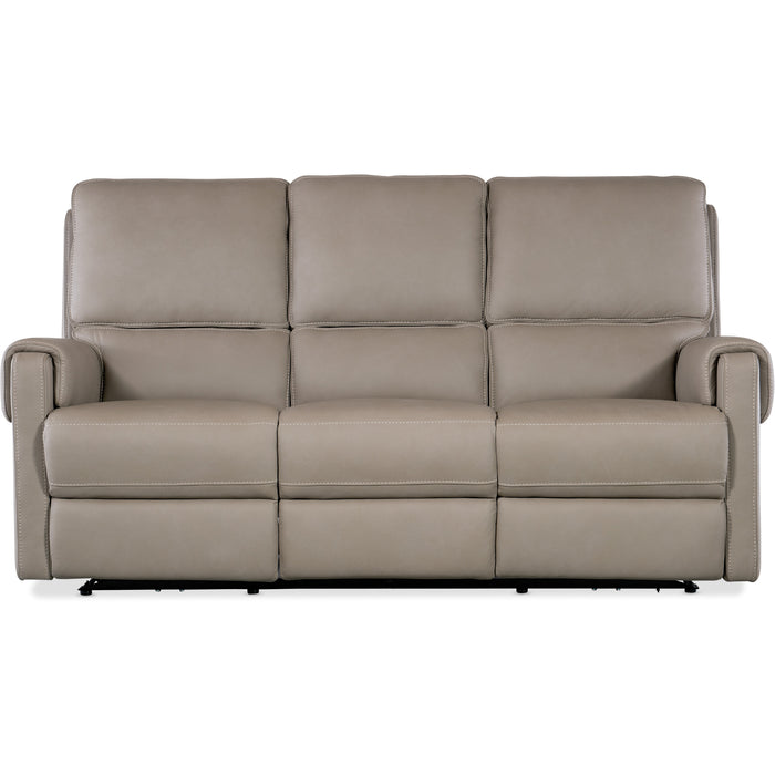 Hooker Furniture Somers Leather Power Sofa w/Power Headrest