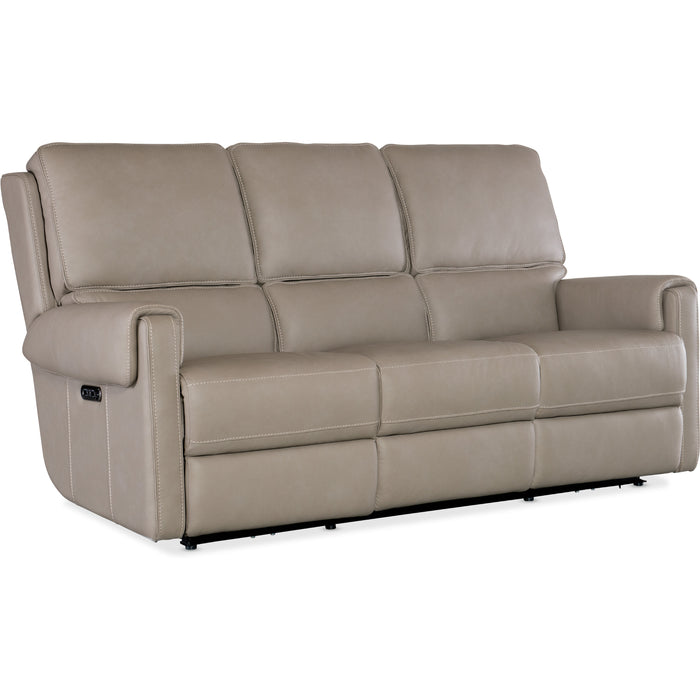 Hooker Furniture Somers Leather Power Sofa w/Power Headrest