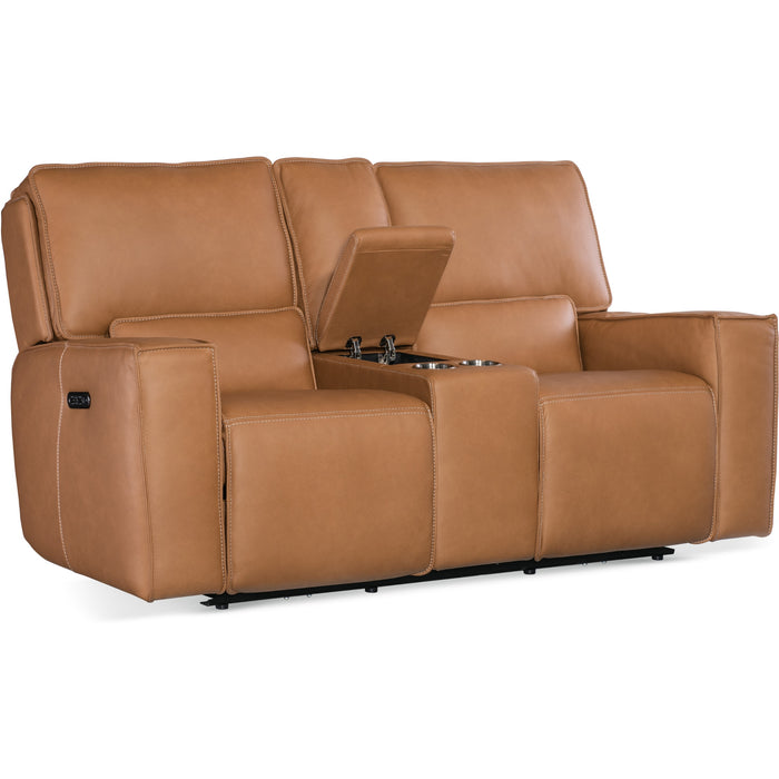 Hooker Furniture Living Room Miles Zero Gravity PWR Console Loveseat