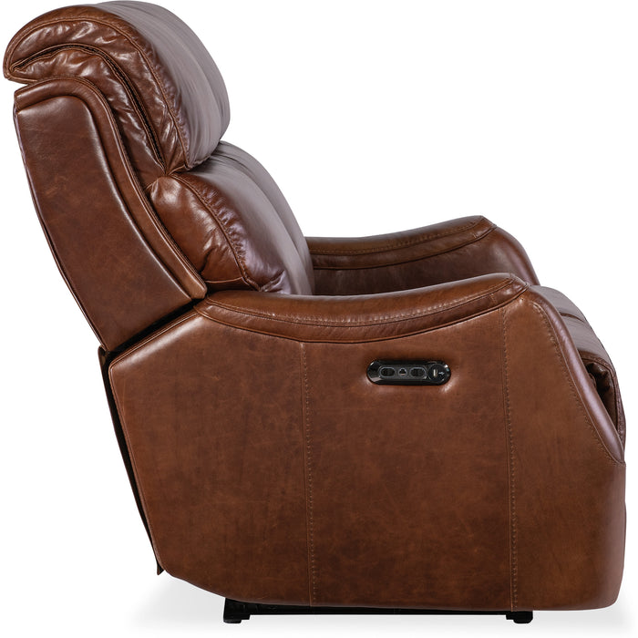 Hooker Furniture Harlan Zero Gravity Leather Loveseat