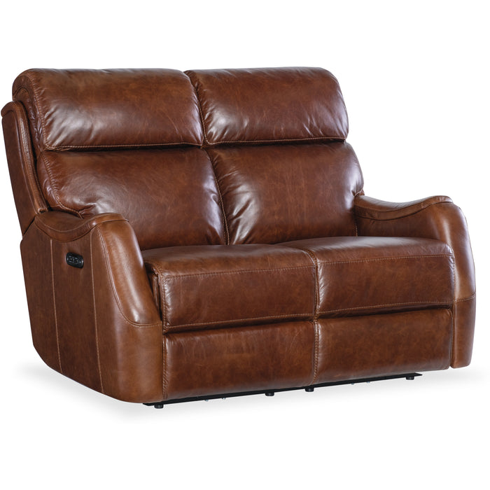 Hooker Furniture Harlan Zero Gravity Leather Loveseat