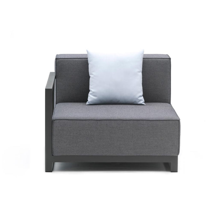 Whiteline Modern Sensation Indoor/Outdoor Modular Left Armchair