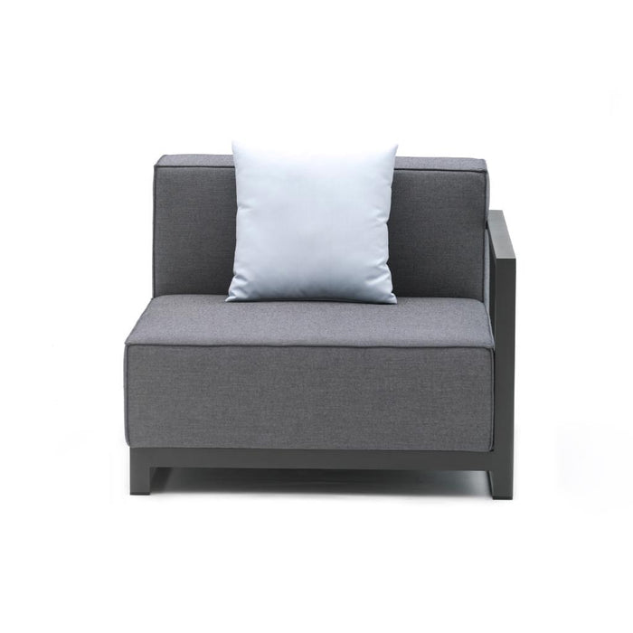 Whiteline Modern Sensation Indoor/Outdoor Modular Right Armchair