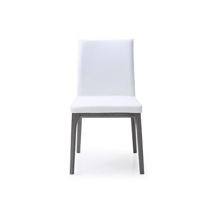Whiteline Modern Stella Dining Side Chair White (set of 2)