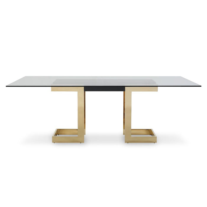 Whiteline Modern Sumo Glass Dining Table