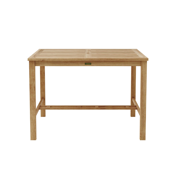 Anderson Teak Windsor 59″ Square Bar Table