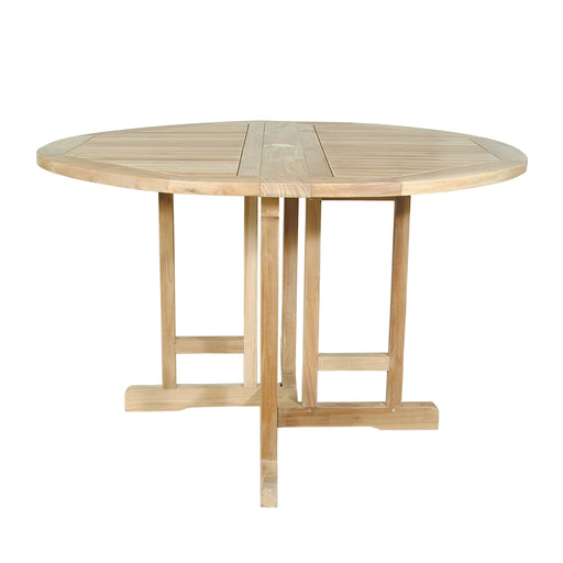 Anderson Teak Butterfly 47″ Round Folding Dining Table
