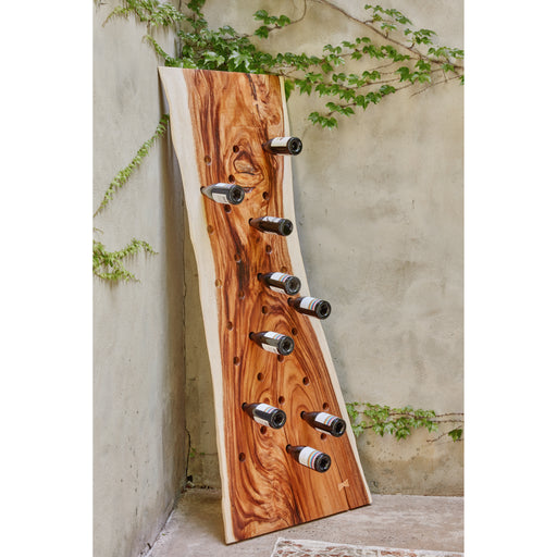 Urbia Naturals Leaning Chamcha Wood Wine Rack