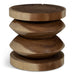 Urbia Modern Brown Asnee Accent Stool TN-SPCR435