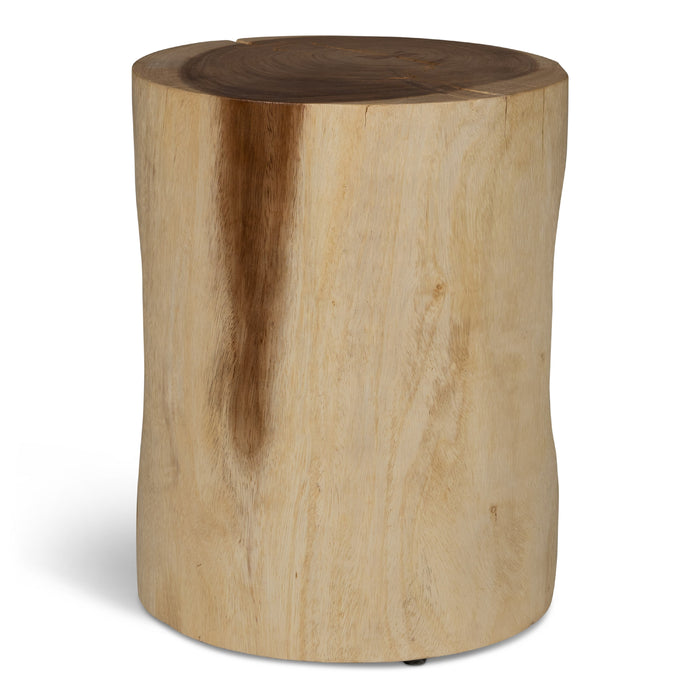 Urbia Modern Brown Wooden Prisana Accent Stool