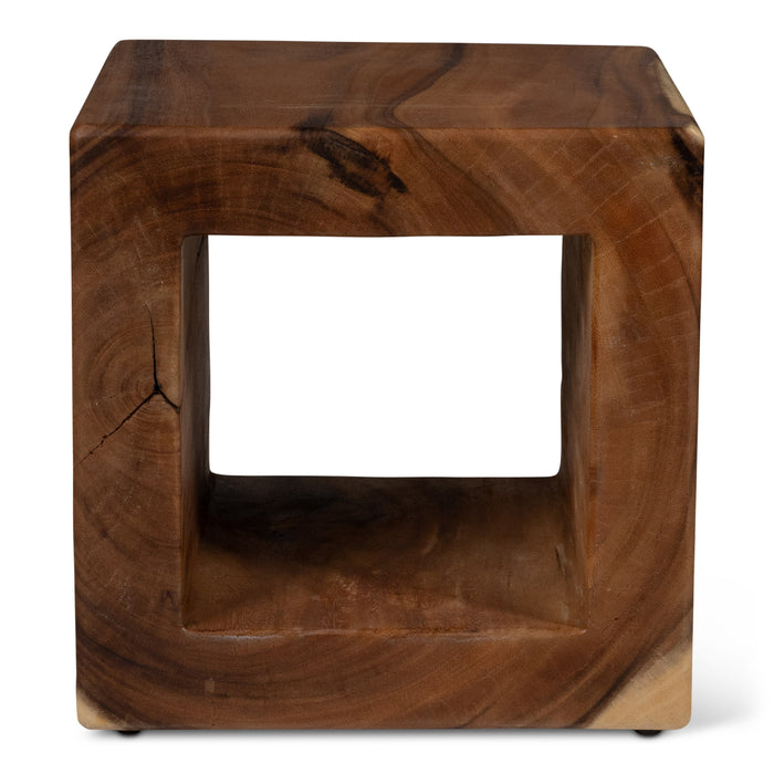 Urbia Modern Brown Tayida Accent Stool TN-SPCR438