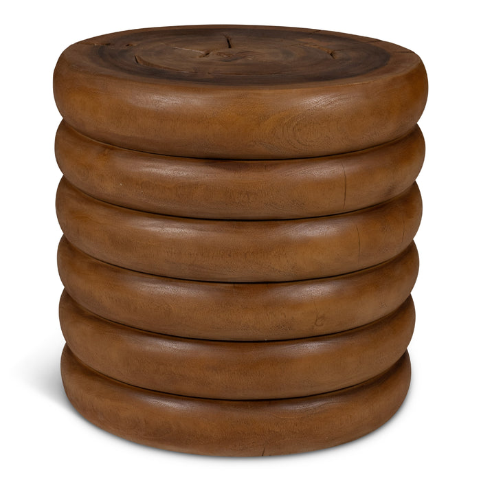 Urbia Modern Brown Chaiya Accent Stool - Short TN-SPCR441