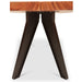 Urbia Naturals Cross Dining Table Wood Black Iron Legs