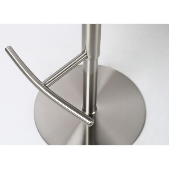 Whiteline Modern Tommy Grey Adjustable Barstool/Counter Stool