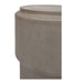 Urbia Mixx Barrel Unique Shape Dark Grey End Table