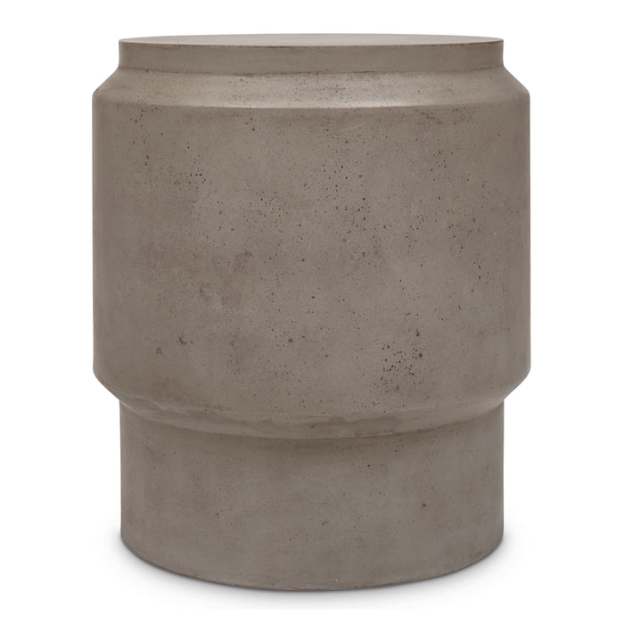 Urbia Modern Grey Round Barrel Stool VGS-BARR-STOOL