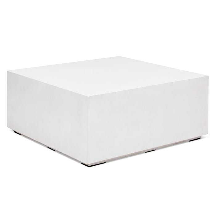 Urbia Modern Bloc Square Concrete Coffee Table